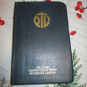1972 HOLY BIBLE PTL CLUB GIANT PRINT REFERENCE EDITION KJV PICTURES